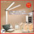 Kit 4 Luminária de Mesa Abajur Led Leitura Dupla 3 Tons de Luz Recarregável USB Portátil Bivolt
