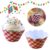 12~60  SAIA PARA CUPCAKE , VERMELHO XADREZ, FESTA JUNINA