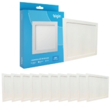 Kit 10 Luminaria Painel Plafon Embutir Bivolt Quadrado 24w Led Teto – ELGIN