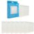 Kit 6 Luminária Painel Plafon Embutir Quadrado Led 18w Bivolt ELGIN