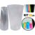 Kit 50 Copos Copo 300ml Festa Bebidas Refri Sucos Descartável Lavável Acrílico Resistente Cores