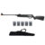 Carabina Espingarda de Pressão New Jade Oxidada 4.5mm – CBC + Acessórios