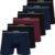 Kit 6 Cuecas Boxer Lupo Em Poliamida Sem Costura Respirável Confortável Cueca Masculina Pacote Box Original