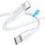 Cabo Carregamento/dados Tipo C Lightning 1m Trançado Branco