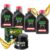 Kit Troca de Óleo para Suzuki Hayabusa 1300r Motul 5100 10w40 4 Litros + Filtro Hiflo Hf138