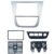 Moldura 7” Fiamon Vw Gol / Saveiro / Voyage G5 C/ Suporte 4 Botões Cód 4284/4286