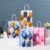 Sacolas de Papel Kraft Estampada Sacola de Lembrancinha Presente Sacola Unicórnio Personalizadas