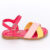 Sandália Infantil Feminina Kidy Amar Comfort Pink Rasteira Confortável Leve Anatômico