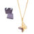 Rommanel Presente Lindo Feminino Borboletas Colar + Pingente Banhado A Ouro