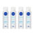 Kit Desodorante Aerossol Nivea Fresh Natural 150ml (4 Unidades) – Proteção 48h e Frescor Duradouro