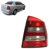 Lanterna Traseira Astra Sedan 2003 2004 2005 2006 2007 2008 2009 2010 2011 2012 Fumê Bicolor Lente Lisa Acrilico