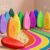Giz de Cera Plástico Pintura Giz Pintura Sem Parar Não Quebra Giz Escolar Infantil Plástico 12 Cores