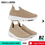 Tênis Comfortflex Knit Elastic Slip On Feminino Original Com Nota Fiscal e Garantia