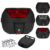 Baú Bauleto Moto Smartbox Pro Tork 28 Litros Conjunto Fixação Fechadura Chave Vermelho Fumê Cristal