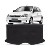 Tampão Porta Malas Chevrolet Corsa Hatch 2002 a 2012 4 Portas R-Acoustic Bagagito Carpete Grafite