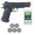 PISTOLA VIGOR V18 METAL SPRING 6MM + 350 BBS 0,12G + 05 ALVOS