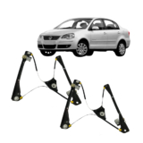 Par Máquina De Vidro Polo Elétrica Portas Dianteiras