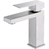 Torneira De Banheiro Lavabo Monocomando Misturador Aço Inox 304 Cor Preta Acabamento Fosco