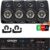 Kit Som Ambiente 500 Watts Bluetooth +4 Caixas de Som Pretas Parede Teto Tv Cinema Casa