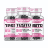 Kit 3x Testo Feminino Aumento de Força Concentrado 60 Cápsulas – Body Nutry