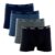 Kit 4 Cuecas Boxer Cotton Liso Tamanho Plus Size Mash