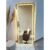 Espelho Retangular Com Led Jateado 115cm 150cm 170cm Quarto Sala Salão Loja