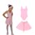 Kit Ballet 2 itens/ Collant Regata + Saia Transpassada *ENVIO IMEDIATO*