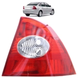 Lanterna Traseira Focus Sedan 2009 2010 2011 Bicolor Lente Lisa Acrilico