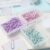 Conjunto de 50 Mini Clips de Papel Metálicos Candy Colors 28mm Fofo Pequeno Escritório Escolar Folha