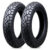 Kit 2 Pneus 3.00-10 Scooter Aro 10 Burgman Lindy Vespa Autopropelido Sem Câmara Servis Gravity