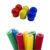 Kit 6 Ponteiras + 6 Isotubos Coloridos Cores Sortidas para Cama Elástica Trampolim Pula Pula Playground Infantil