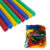 Kit Rede de Proteção 1,83m + 6 Isotubos Coloridos 1,10m para Cama Elástica Pula Pula Trampolim