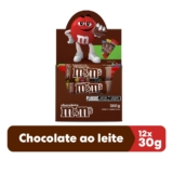 Chocolate M&M’S Ao Leite Tubo 12 Unidades de 30g