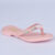 Sandália Rasteira Infantil Kidy Flat Nude com Tereré Menina Juvenil Rasteirinha Com 2 Pulseiras