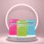 Calculadora de Bolso 8 Dígitos Neon Escritório Teclado Pequena Compacta Portátil