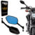 Retrovisor Tiger Sport Lente Convexa Antirreflexo 360 Gvs