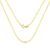 Corrente Masculina de Ouro 18k Piastrine com 1,7mm