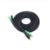 Kit com 3 Cabos RCA Preto 4mm 5m Svart