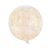 Balão Bubble Transparente com Glitter Dourado – 11″ 26cm – 1 unidade – Rizzo