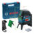 Kit Nível Laser Verde Bosch GCL 2-15G + Suporte Magnético RM1 + Maleta