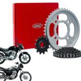 Kit Transmissão Relação VAZ Titan 150 / FAN 150 S/ Retentor