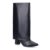 Bota Capa Feminina Domidona Cano Alto Salto Alto Bloco Bico Fino