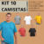 kit 10 camisetas Plus Size Básica Lisa Revenda Personalização tamanhos grandes 100% algodão G1 G2 G3 Fio 30.1 Atacado