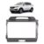 Moldura 9 Polegadas Kia Sportage 2011 A 2015 Cinza