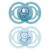 Kit com 2 Chupetas Perfect Bico de Silicone 16m+ Azul – MAM