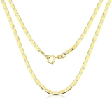 Corrente de ouro 18k Piastrine 50cm 4 gramas