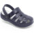 Babuche Sandália Chinelo Papete Infantil Plugt Menino Pop Azul Marinho E Gelo