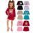 Kit Sortido 4 Peças Menina Short Saia e Cropped Moletinho 100% Algodão Tamanho 2 ao 10