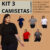 Kit 3 camisetas Plus size feminina 100% algodão oversized qualidade e preço bom Confecção Própria