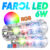 Par De Faróis Ajk 6w Rgb Led 3.0 Lançamento 3 Leds Por Farol
